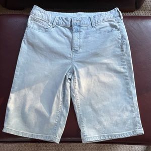 St. John’s Bay Light Wash Denim Shorts - Size 14